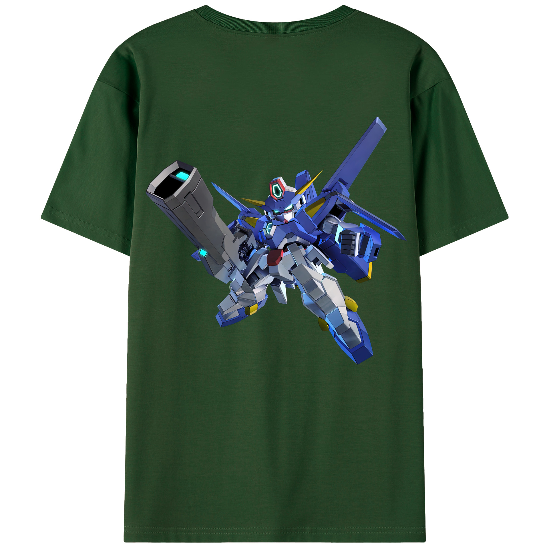（画像用） 機動戦士ガンダム Mobile Suit Gundam 綿100％半袖Tシャツ（背面プリント）